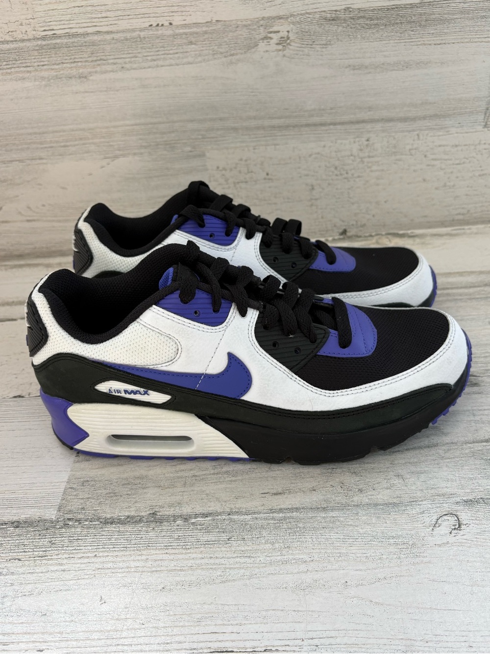Nike Youth Unisex Size 6.5Y Air Max 90 LTR GS  Lace Up Athletic Shoes
